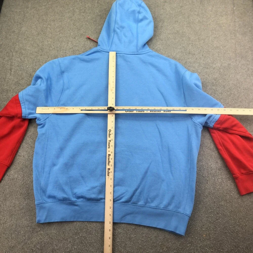 Houston Oilers Hoodie Mens XL Blue NFL Football Nike Graphic Sweatshirt